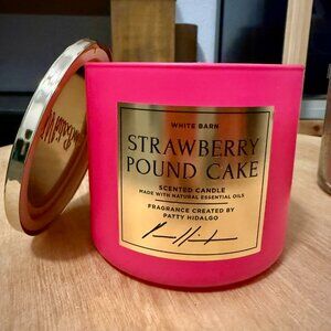 Strawberry Pound Cake Candle Bath & Body Works/White Barn BBW NWT